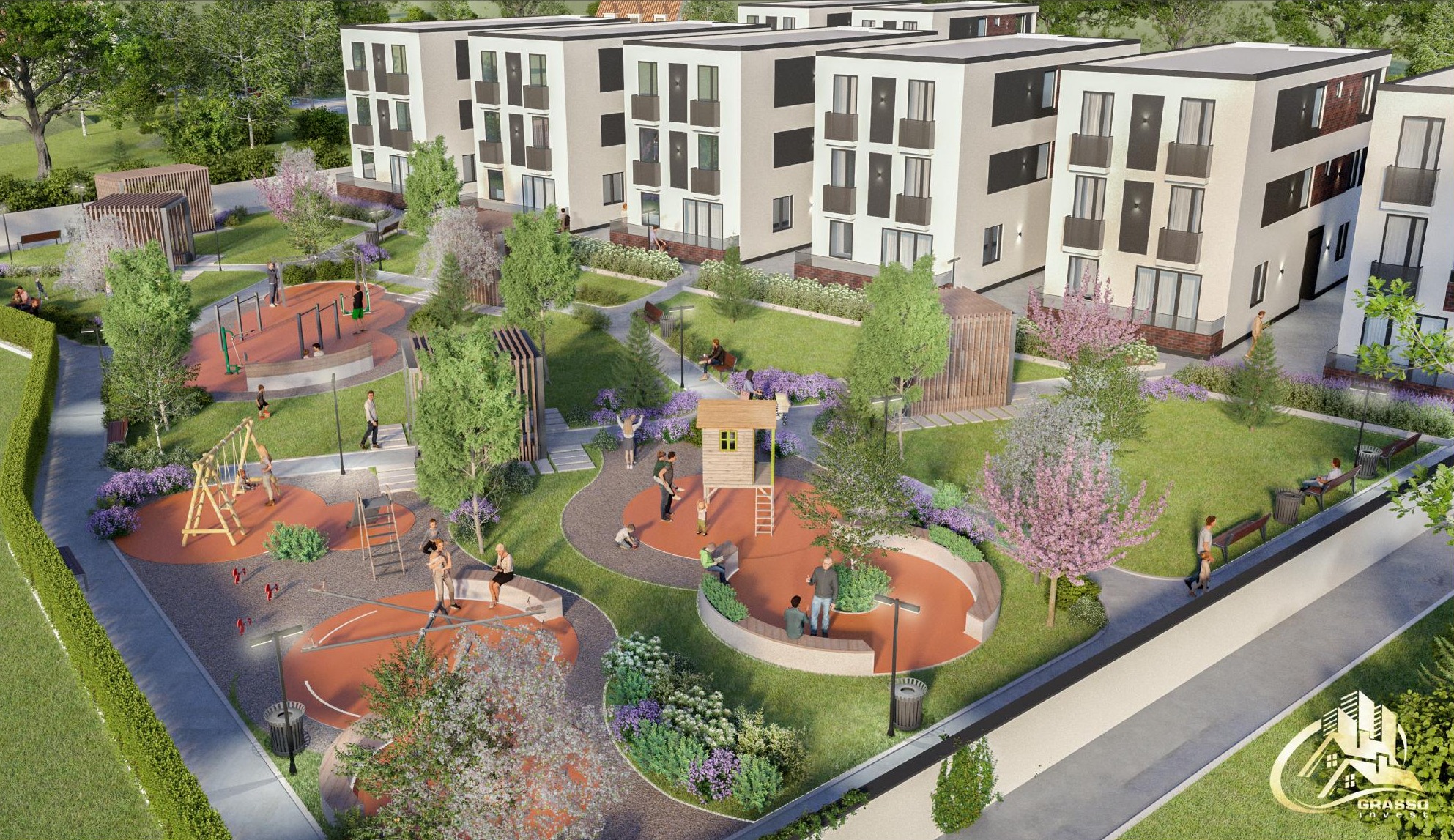 Grasso Park · pogled na kompleks